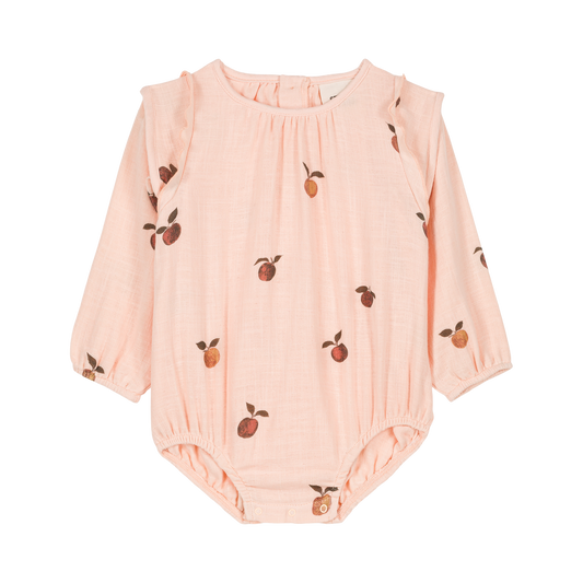ROMPER ESMEE -  LIGHT PINK / APPLES