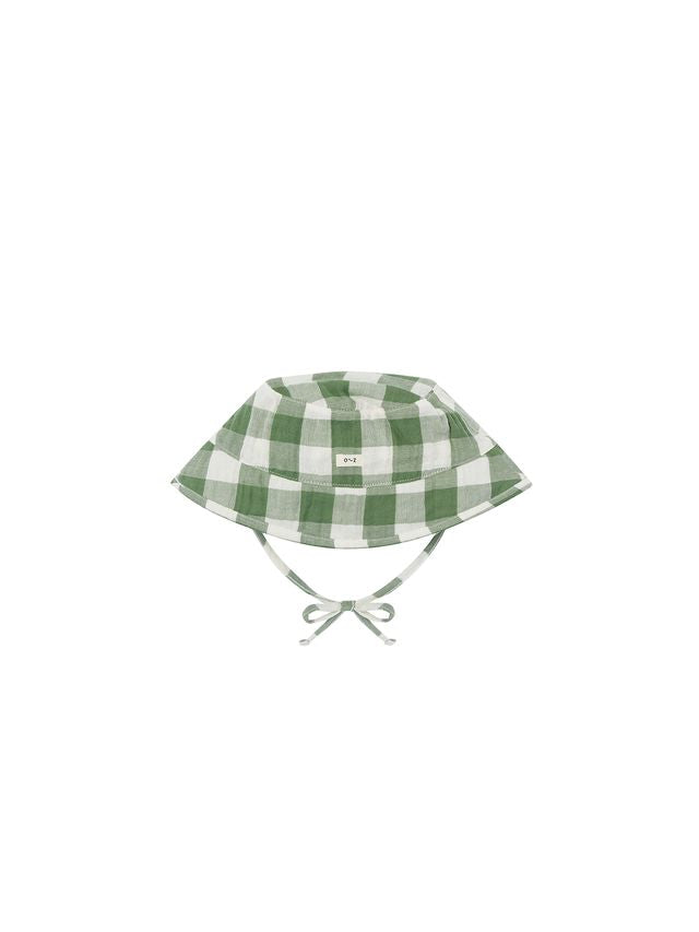 Dill Gingham Bucket Sun Hat [organic zoo] (26SS)