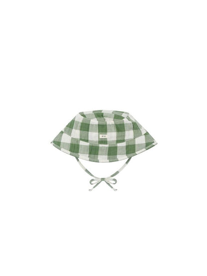 Dill Gingham Bucket Sun Hat [organic zoo] (26SS)