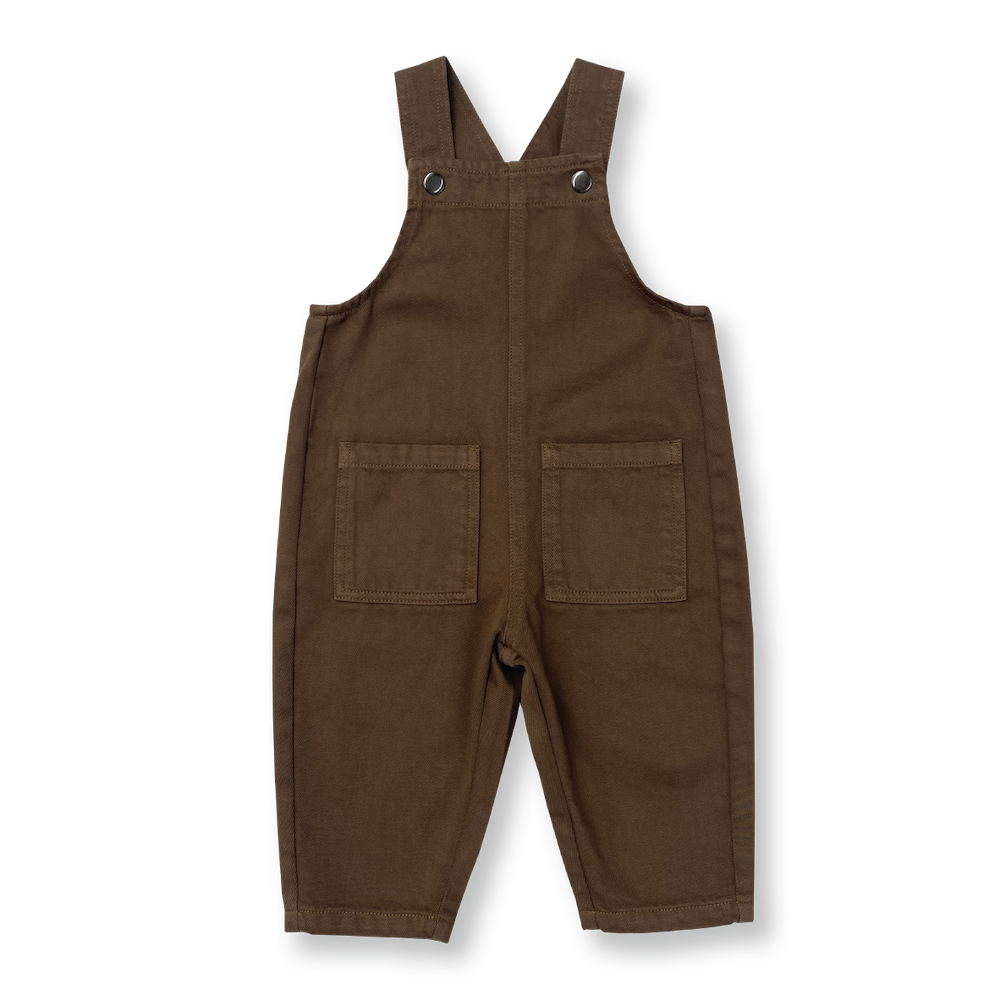 [GROWN] Organic Everyday Denim Overalls (Clay) - AW24