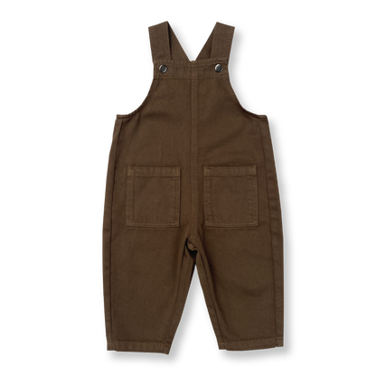 [GROWN] Organic Everyday Denim Overalls (Clay) - AW24