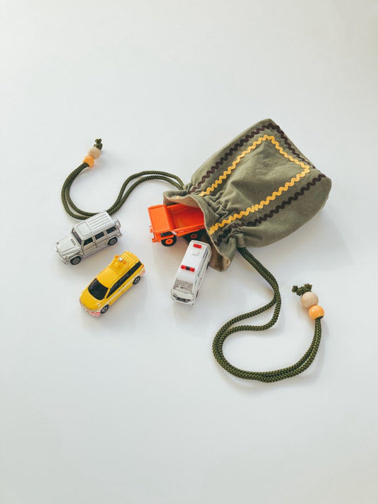 Pochett for toy cars - Pistachio