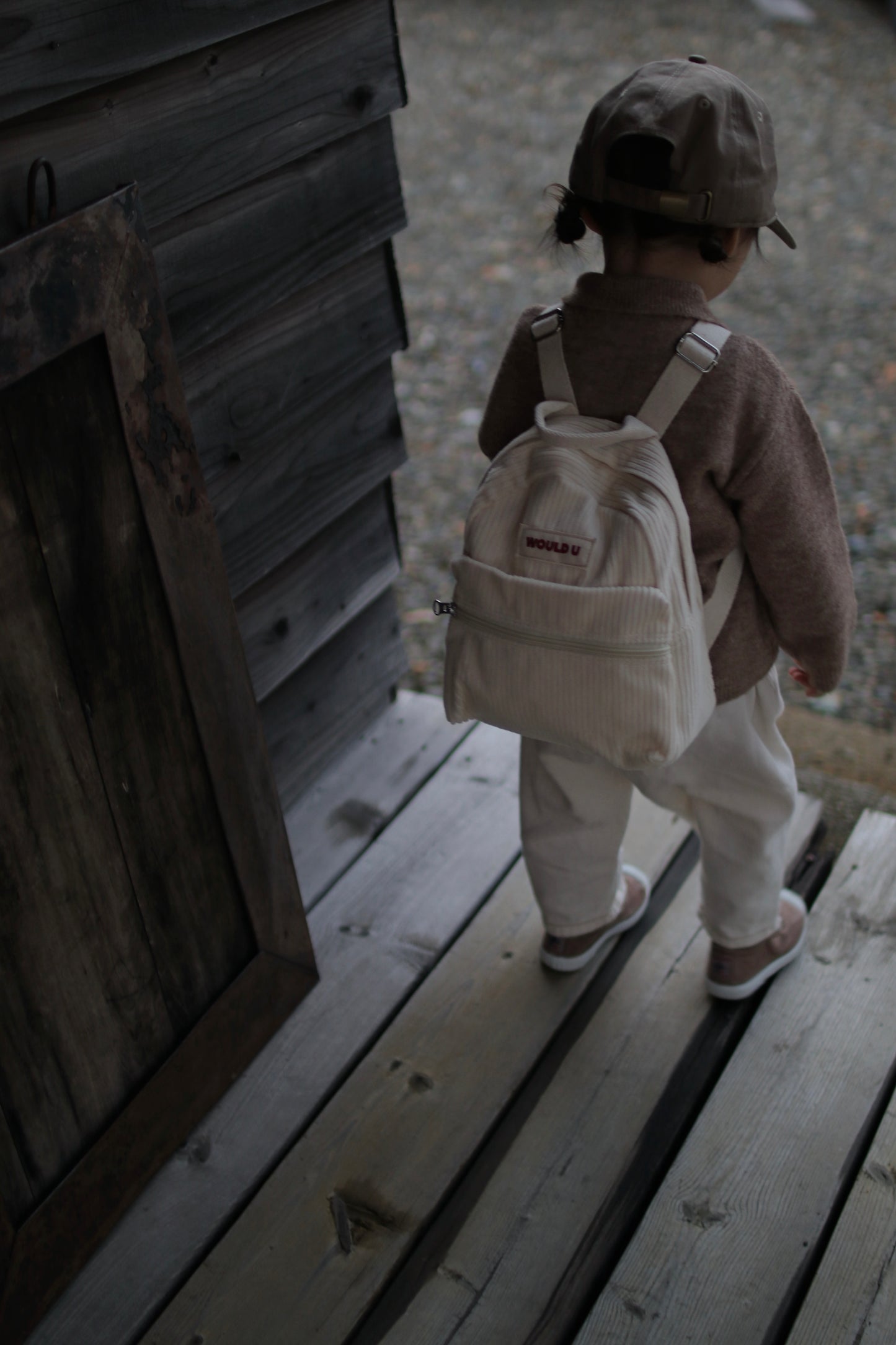 【オーダー会】Wouldu Corduroy Back Pack - Cream [wouldU]【2025年11月下旬以降順次お届け予定】