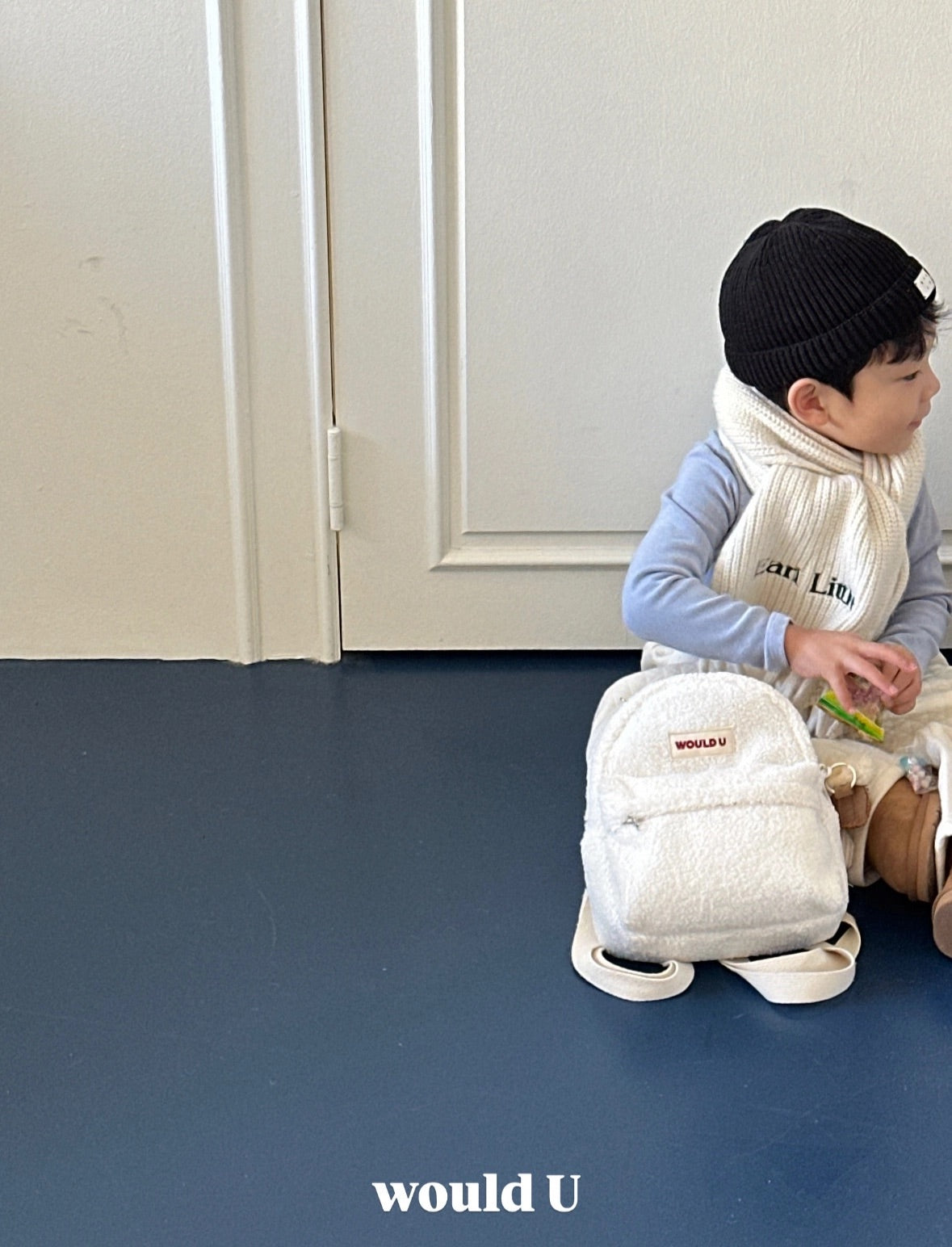 【オーダー会】Wouldu Teddy Back Pack - Ivory [wouldU]【2026年1月上旬以降順次お届け予定】
