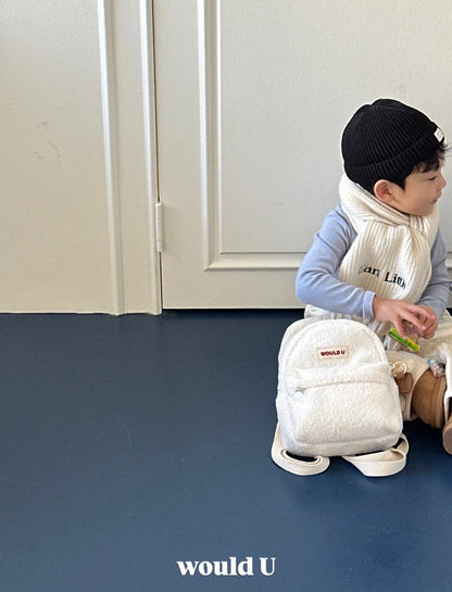 【オーダー会】Wouldu Teddy Back Pack - Ivory [wouldU]【2025年11月下旬以降順次お届け予定】