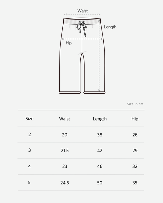 Knit bottom - Cream [EARTH THE ARCHIVE] (26AW)