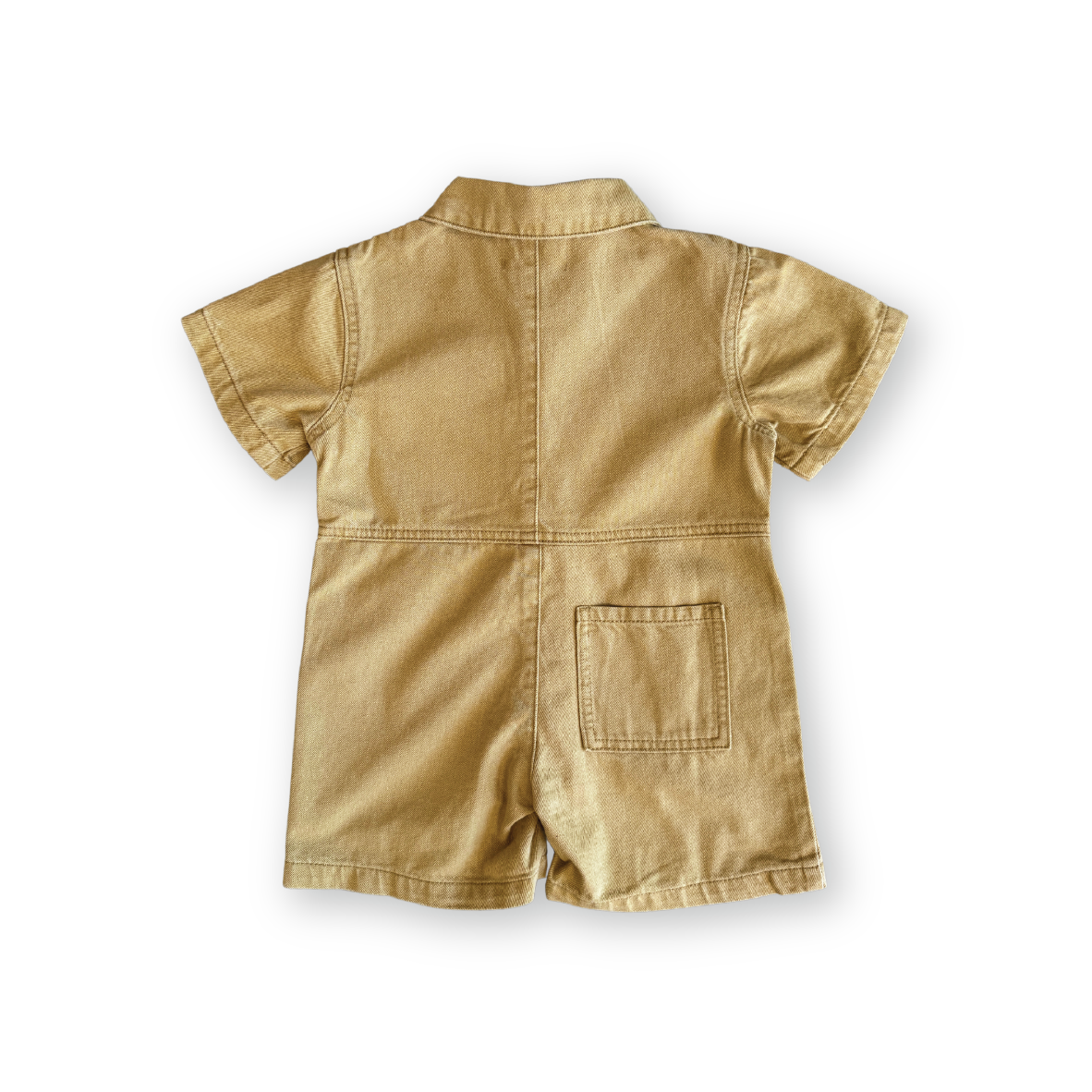 Summer Short Boilersuit - Mustard [GROWN] (25SS)