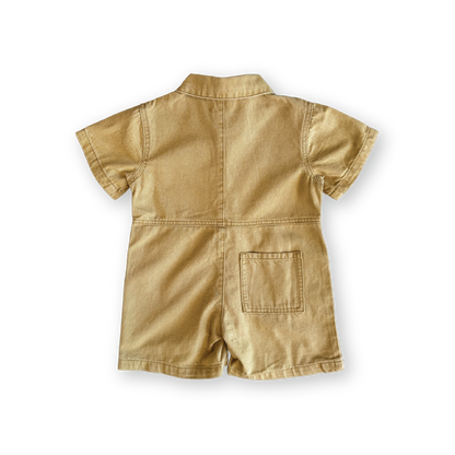 Summer Short Boilersuit - Mustard [GROWN] (25SS)