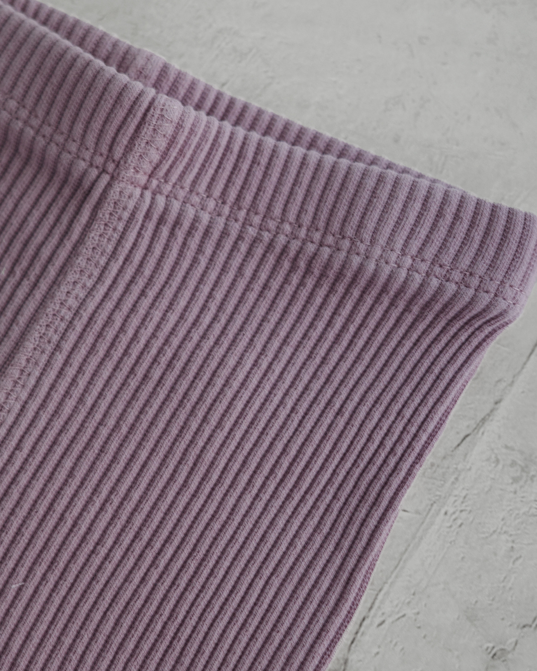 Ribbed pants - Cotton Lavender [EARTH THE ARCHIVE] (26AW)