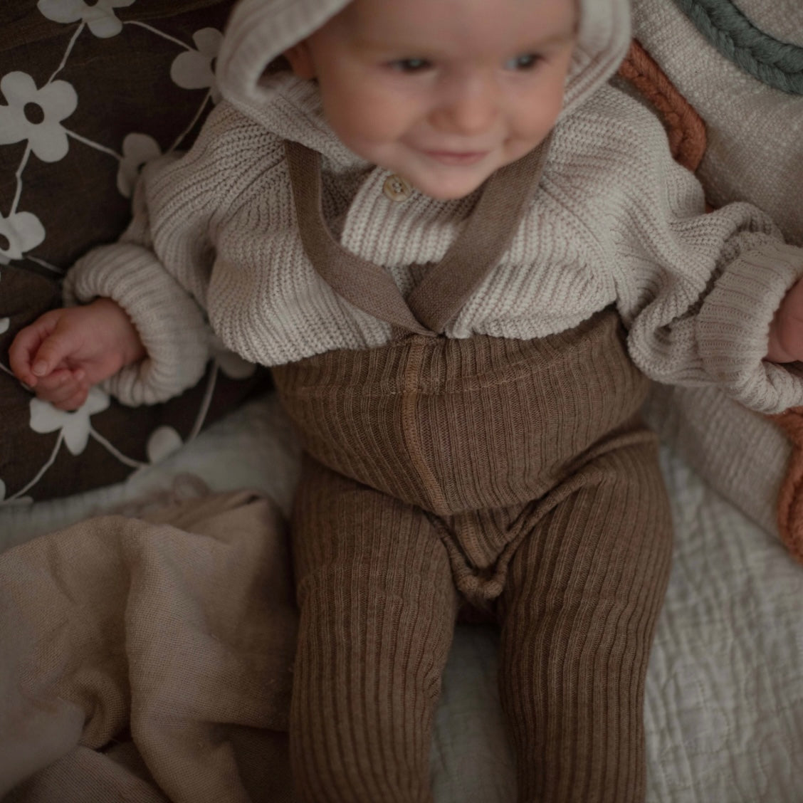 Hippy Footed Tights With Braces - Cocoa Blend [SILLY Silas]