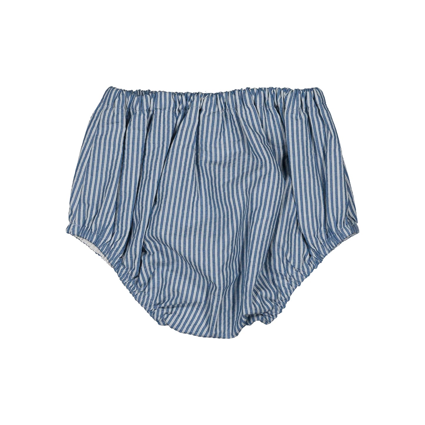 Bloomer CHAILLOT - seersucker fine stripes blue [Maison Marelle](25SS DROP2)