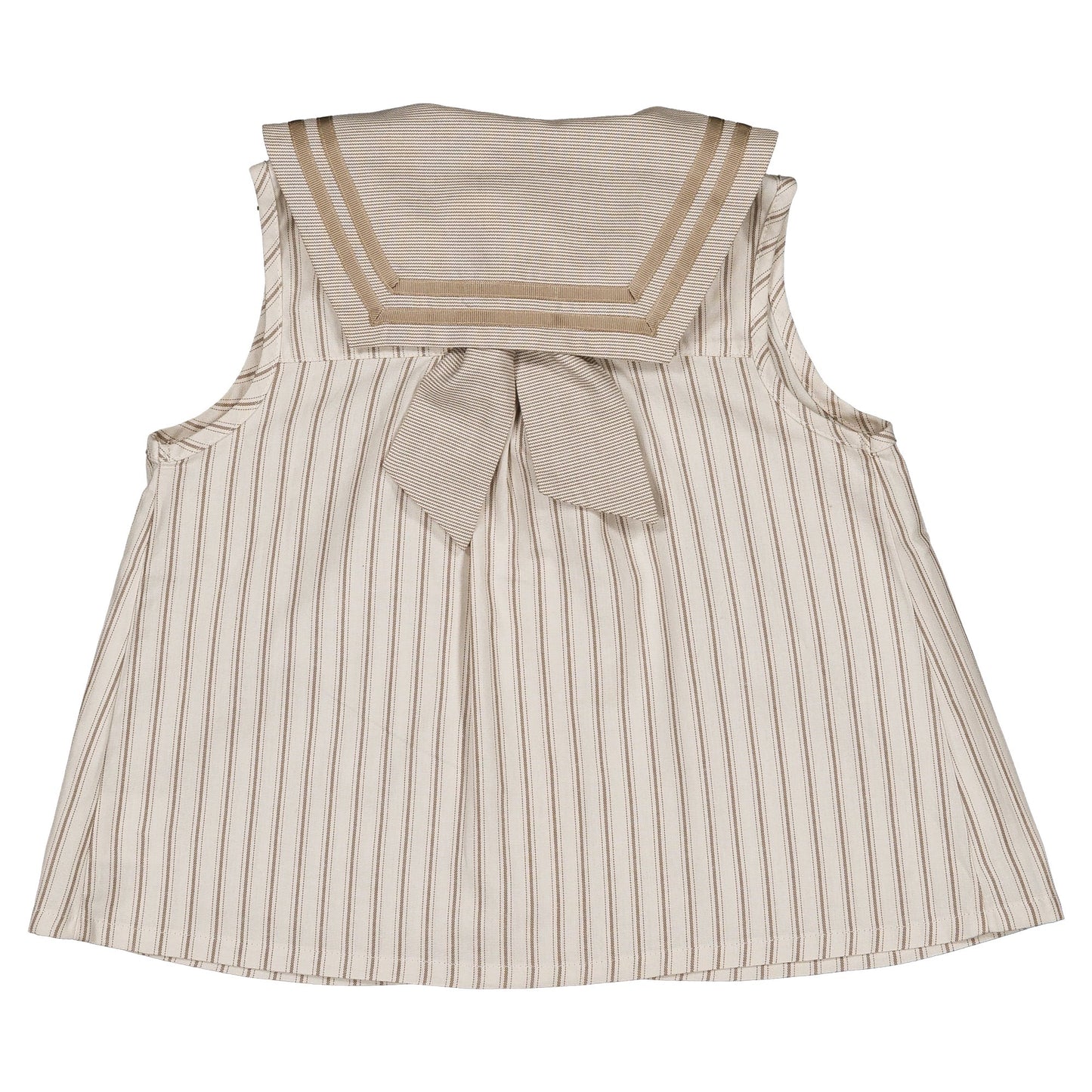 blouse MUETTE - beige large stripes [Maison Marelle](25SS DROP2)