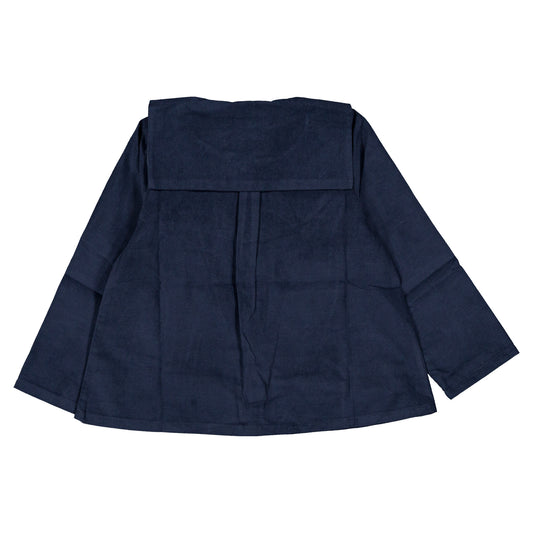 【オーダー会】 Shirt MONCEAU - velvet blue [Maison Marelle](25AW Drop1) 【2025年12月中旬以降発送予定】
