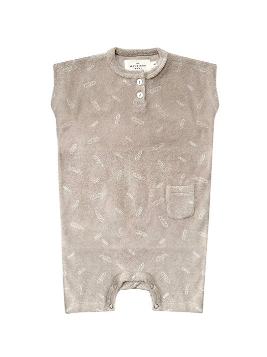 TERRY ONESIE SUIT BAGUETTE BEIGE