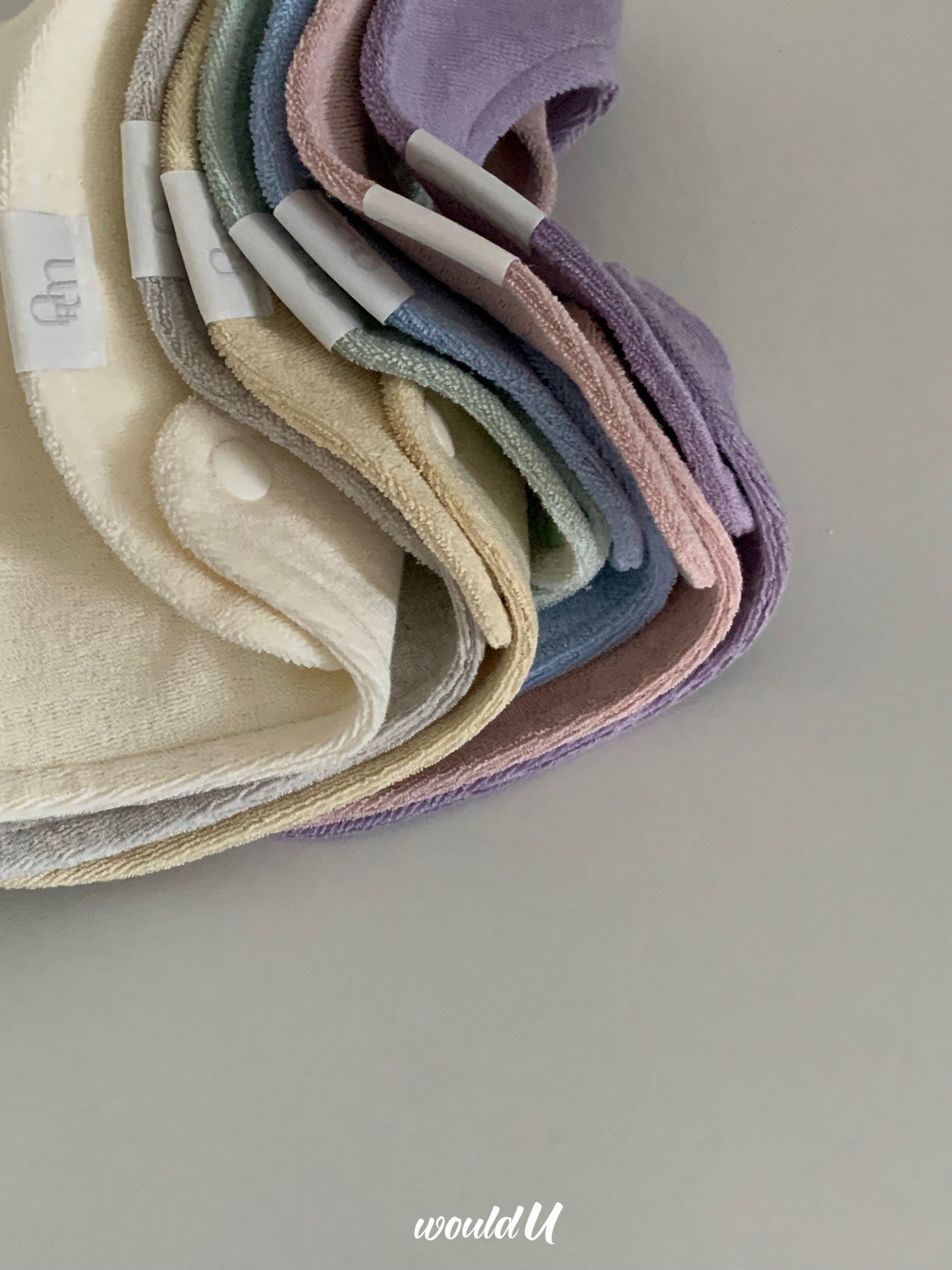 【オーダー会】cloud terry bibs [wouldU]【2025年11月下旬以降順次お届け予定】