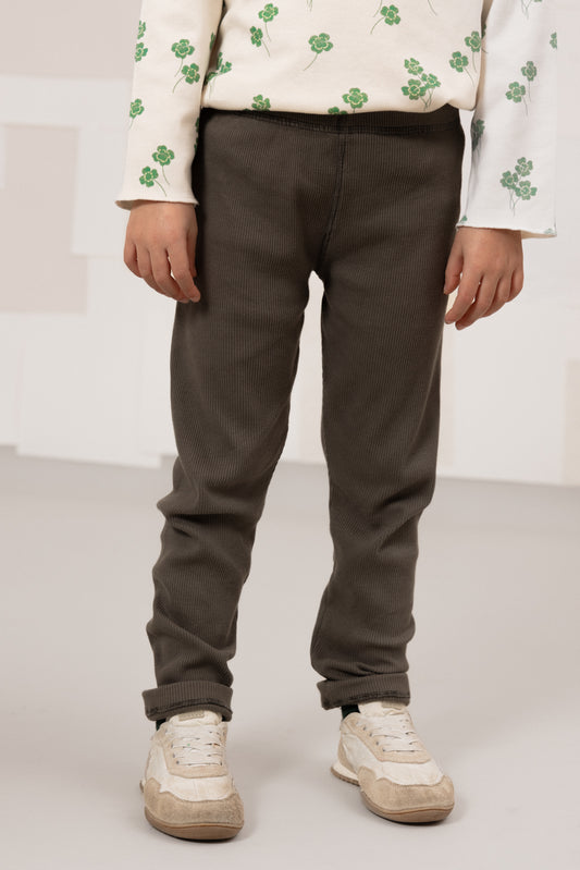【予約販売】 ROM POM LEGGINGS - DARK TAUPE [STUDIO BOHEME] (25AW) 【2025年9月中旬以降入荷予定】