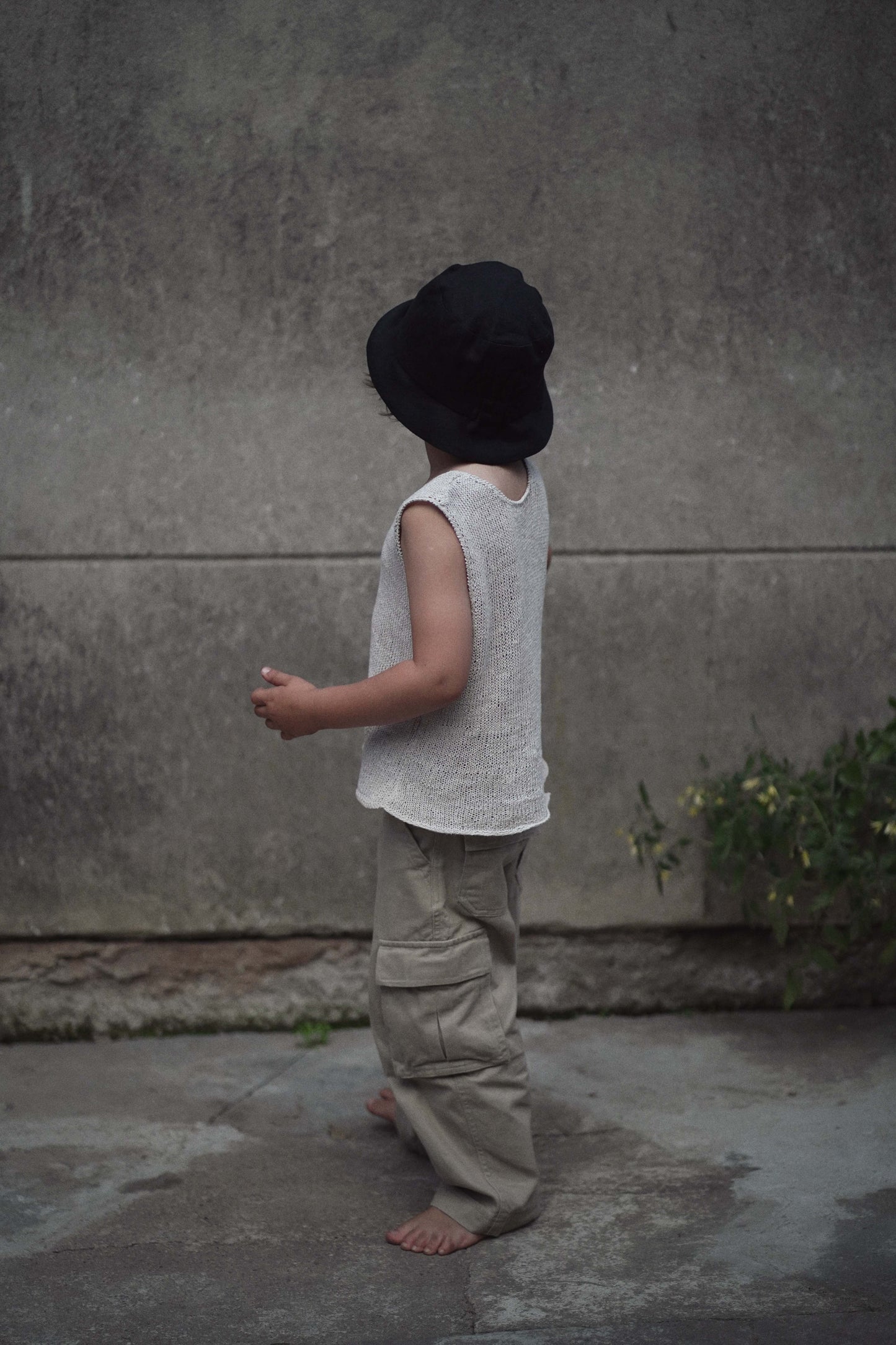 【オーダー会】'NO EARS' LINEN HAT [SHOMKA] 【2026年4月中旬以降順次発送】