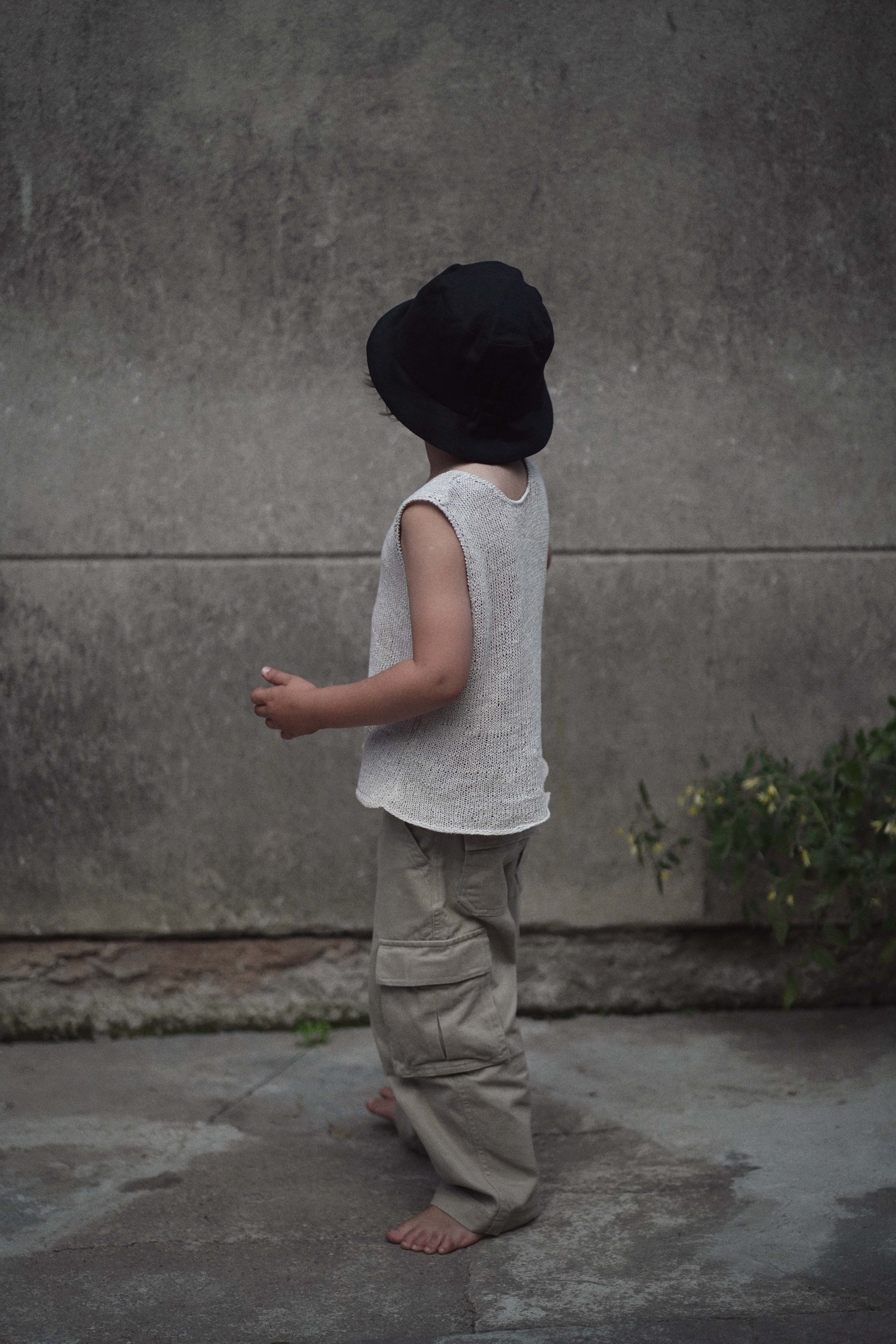 【オーダー会】'NO EARS' LINEN HAT [SHOMKA] 【2026年5月下旬以降順次発送】