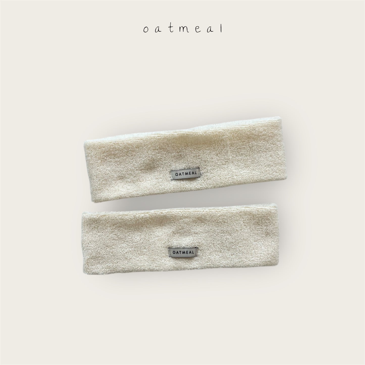 【予約商品】Terry hairband [Oatmeal] (26SS)【2026年3月中旬以降順次発送】