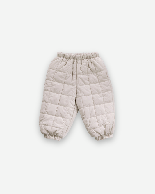 Lightweight padded pants - Cream [EARTH THE ARCHIVE] (26AW)