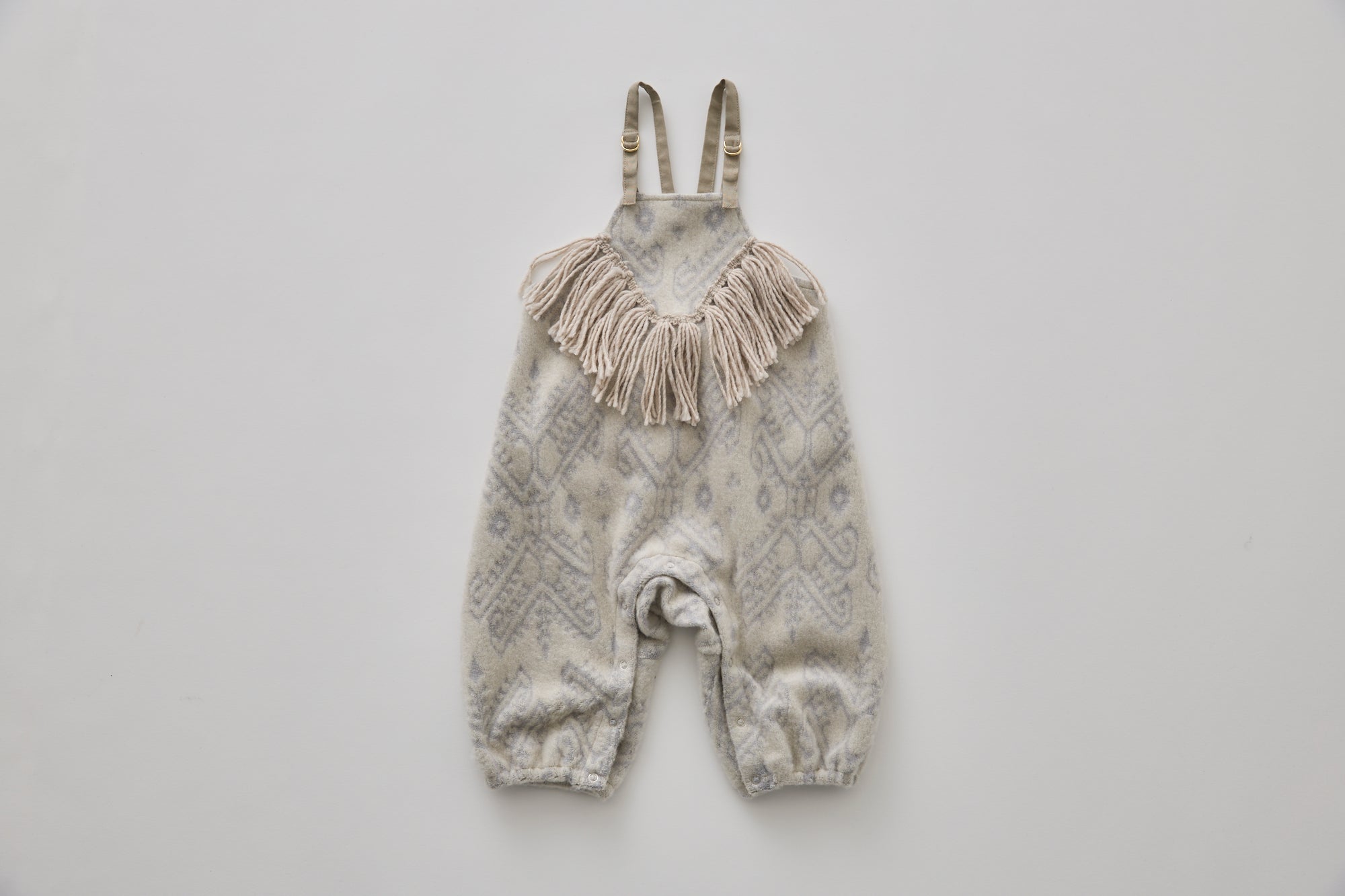 Snow Jacquard Rompers - Ivory [eLfinFolk ] (25AW•Drop2)