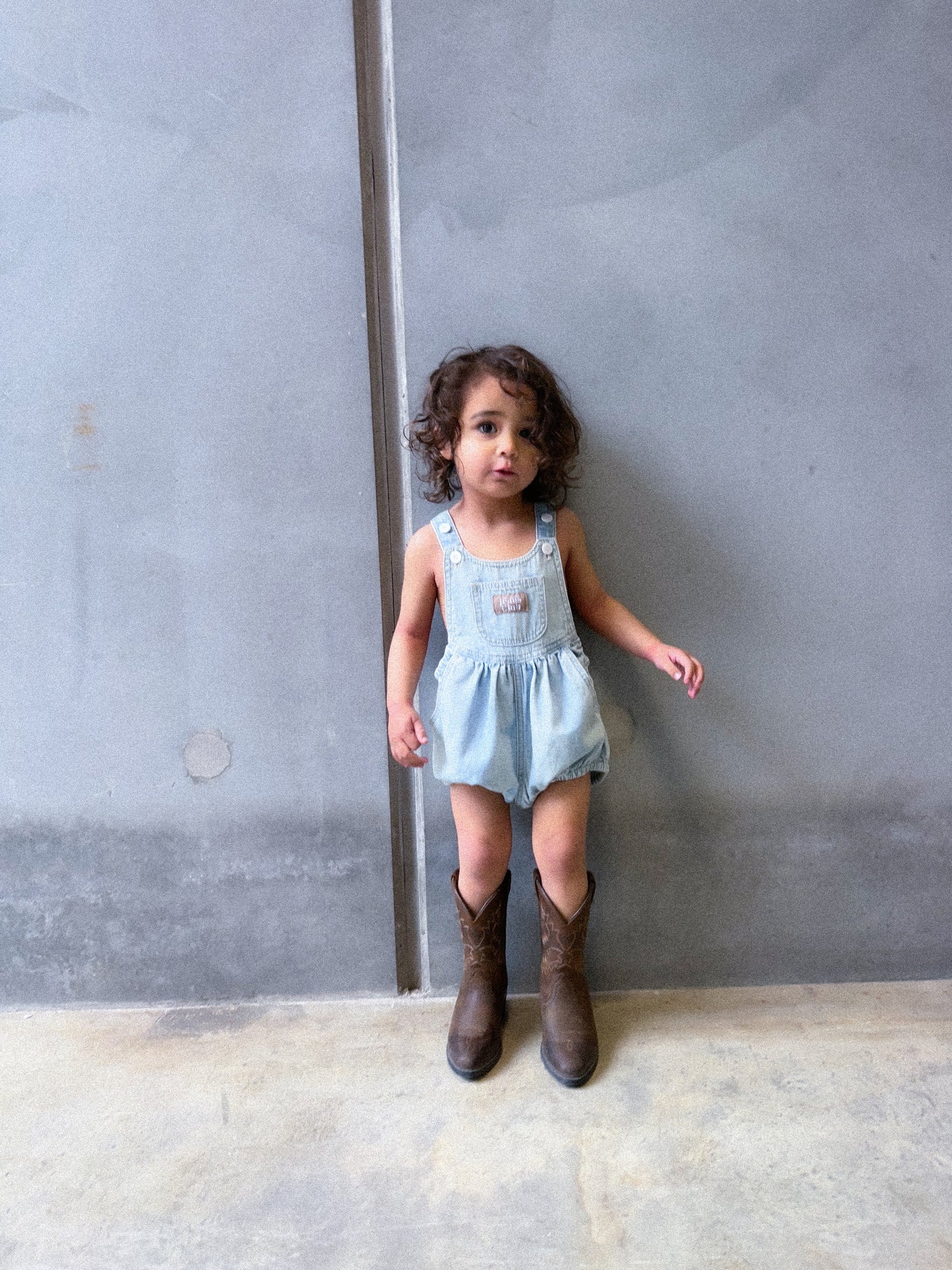 Bowie Bubble Romper - Blue Heaven [Twin Collective]