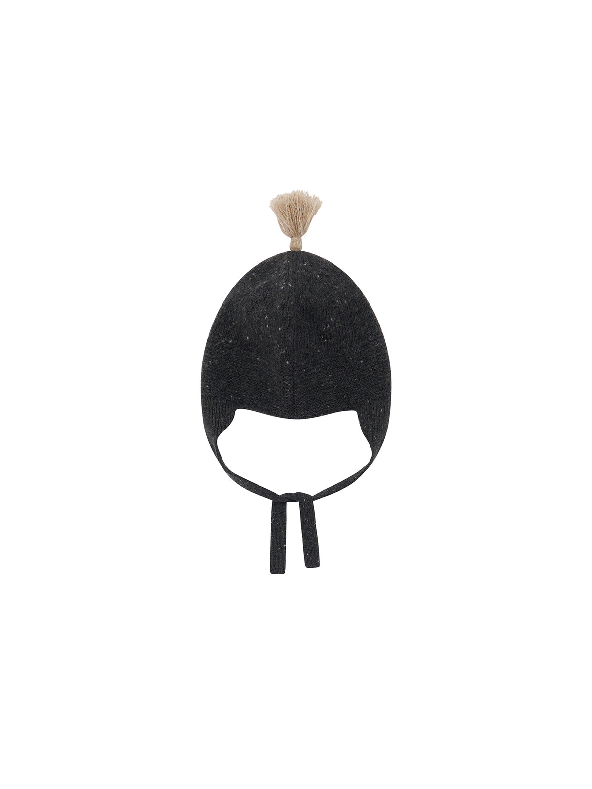 Charcoal contrast Tassel Hat [Organic Zoo](26AW)drop1