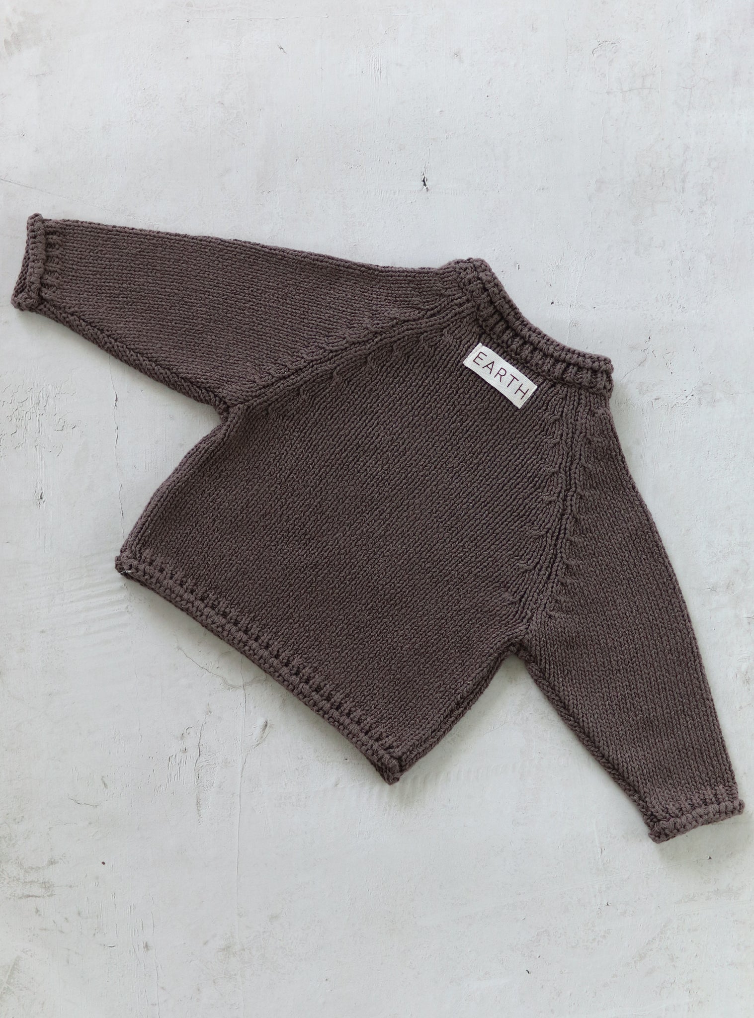 Knit top - Brown [EARTH THE ARCHIVE] (26AW)
