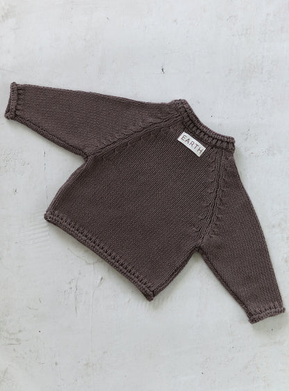 Knit top - Brown [EARTH THE ARCHIVE] (26AW)