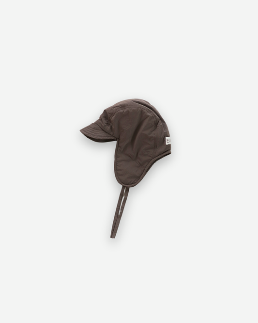 Ear muff cap - Brown [EARTH THE ARCHIVE] (26AW)