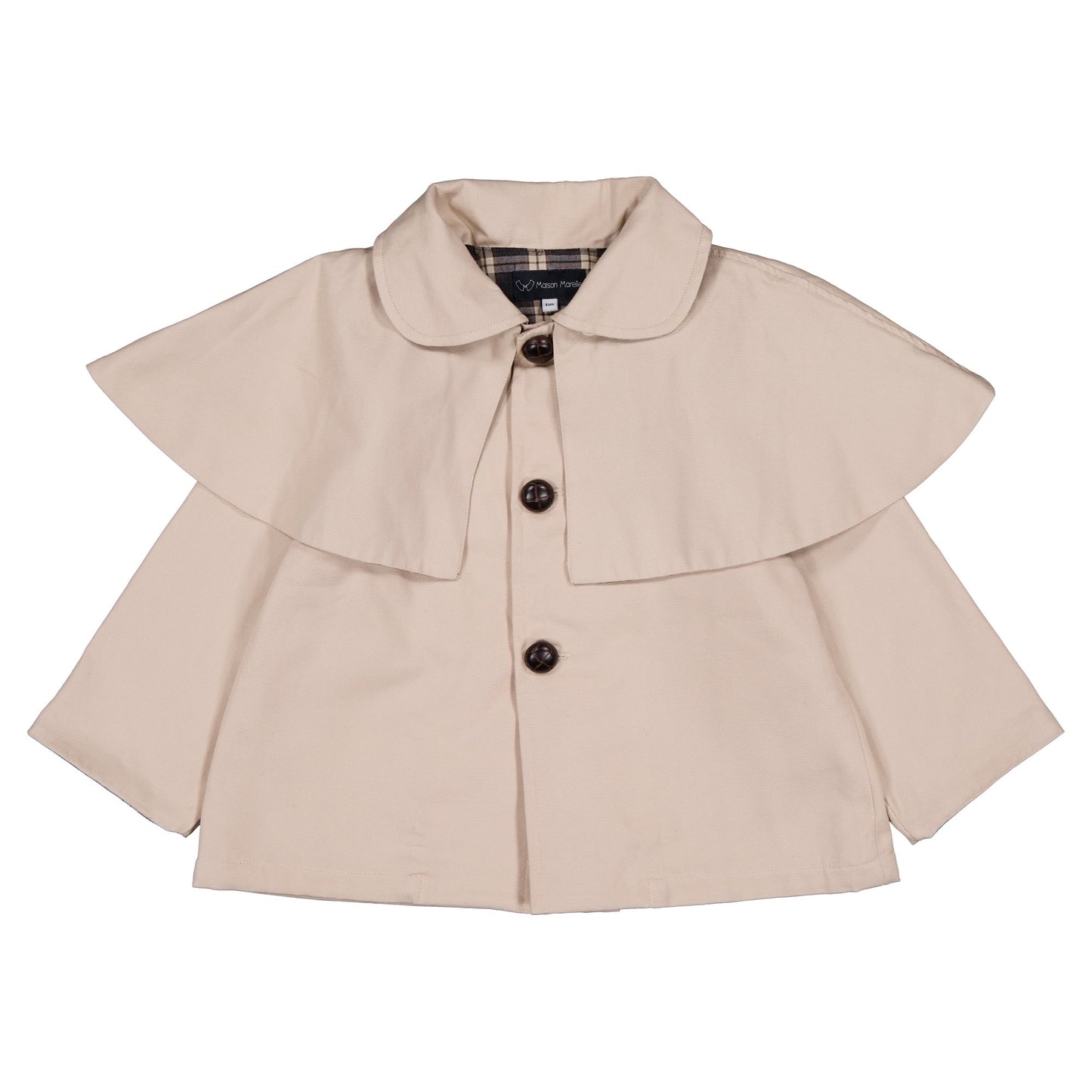Jacket AMOVIBLE cape SHERLOCK- BEIGE [Maison Marelle](25SS DROP2)