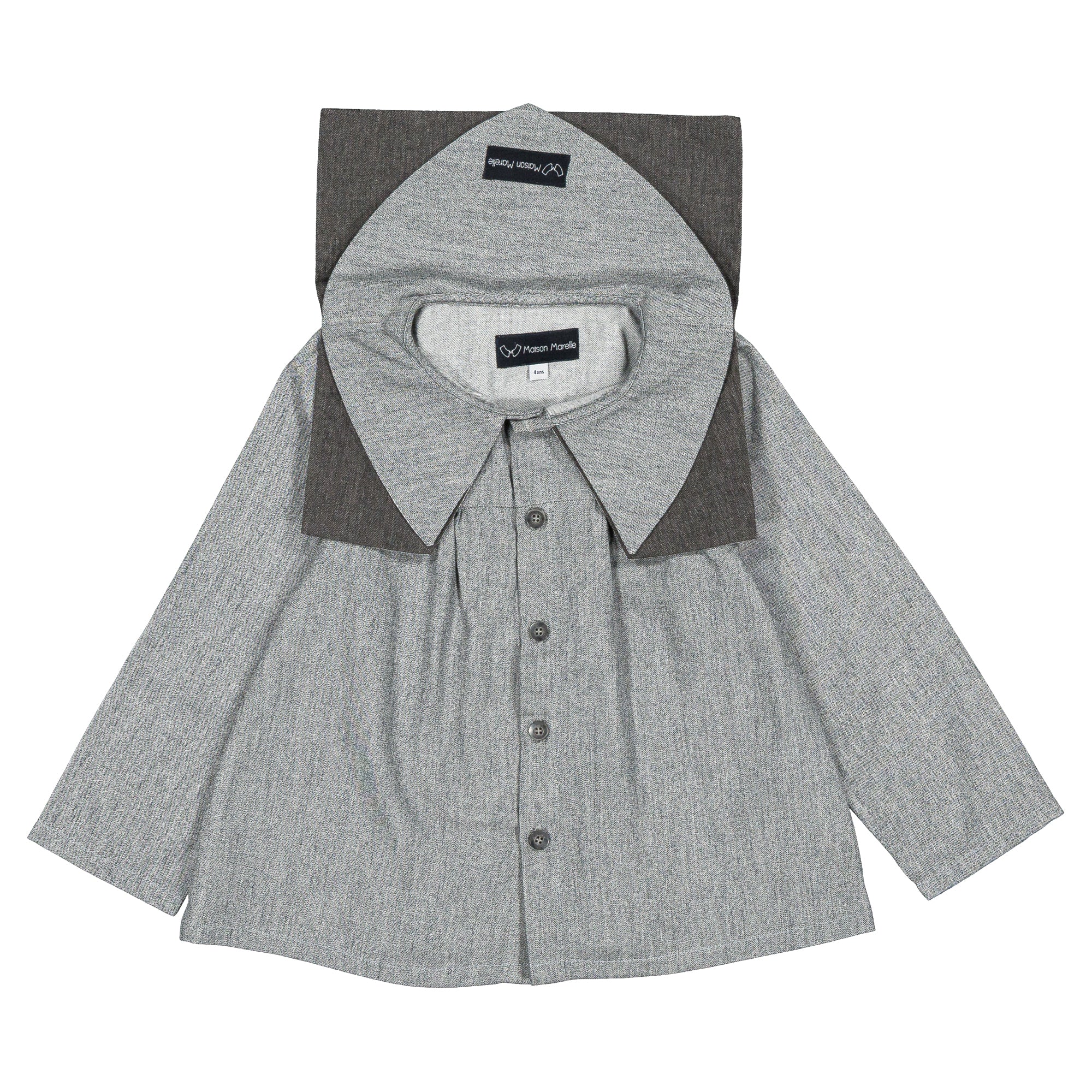 Shirt DUC - gray [Maison Marelle](25AW Drop1) – anoko.