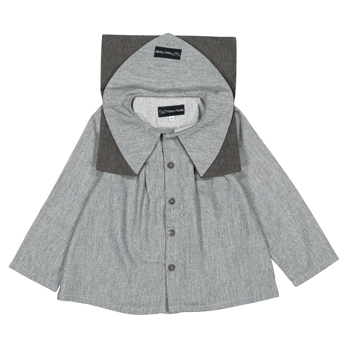 【オーダー会】 Shirt DUC - gray [Maison Marelle](25AW Drop1) 【2025年12月中旬以降発送予定】