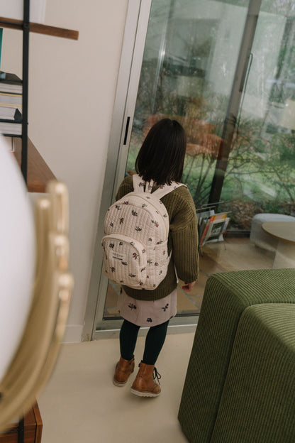 KIDS BAG - ECRU / BLACKBERRIES [STUDIO BOHEME] (25AW)