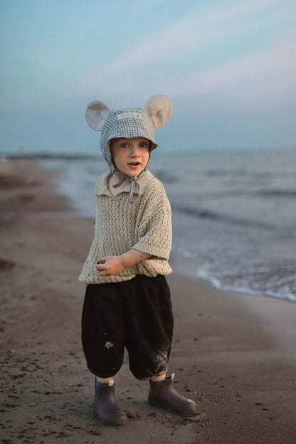 【オーダー会】'MOUSE' LINEN BONNET [SHOMKA] 【2026年4月中旬以降順次発送】