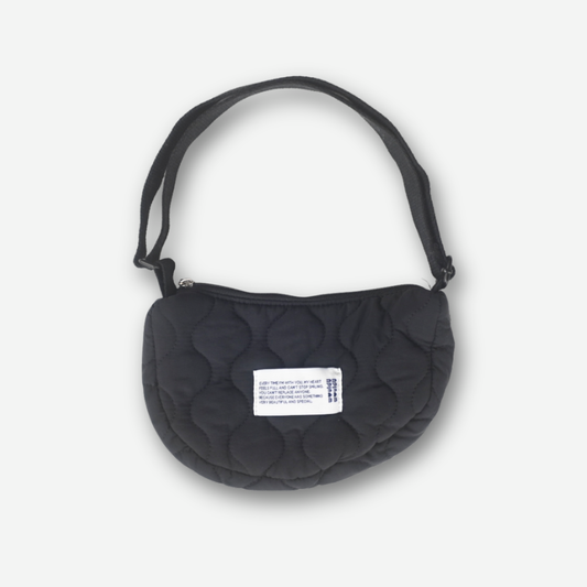 【オーダー会】Couple Cross Bag - Black Beige [wouldU]【2025年11月下旬以降順次お届け予定】