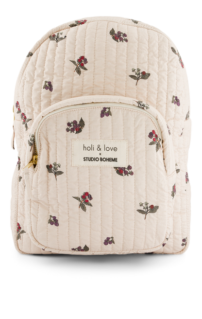 KIDS BAG - ECRU / BLACKBERRIES [STUDIO BOHEME] (25AW)