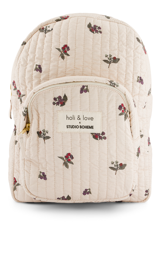 KIDS BAG - ECRU / BLACKBERRIES [STUDIO BOHEME] (25AW)