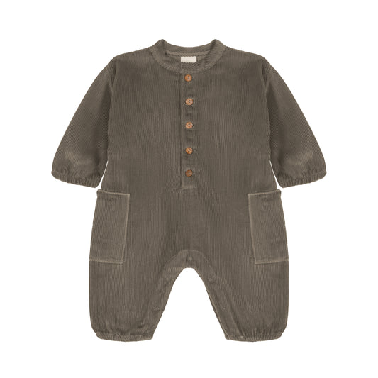 [STUDIO BOHEME] CORDUROY BIG PAPI JUMPSUIT / TURTLE GREEN