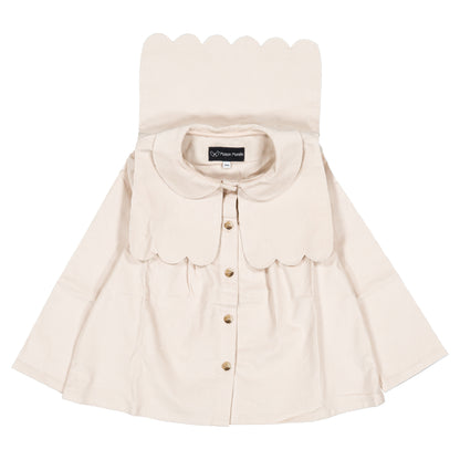 【オーダー会】 Blouse GRENELLE - velvet beige [Maison Marelle](25AW Drop1) 【2025年12月中旬以降発送予定】