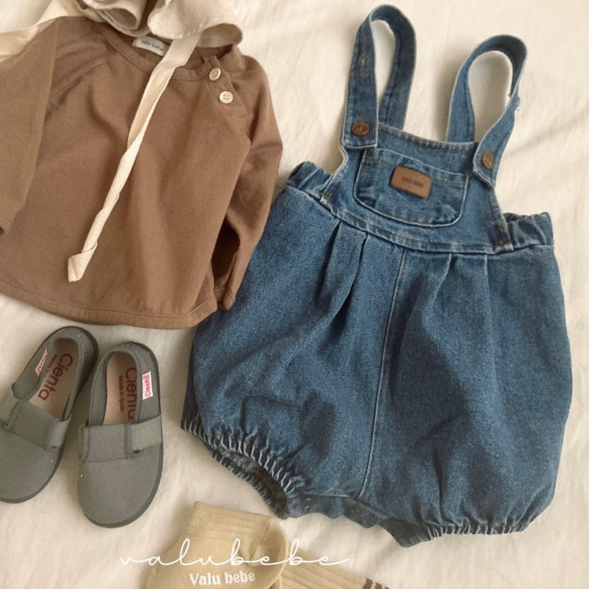 pumpkin denim suit
