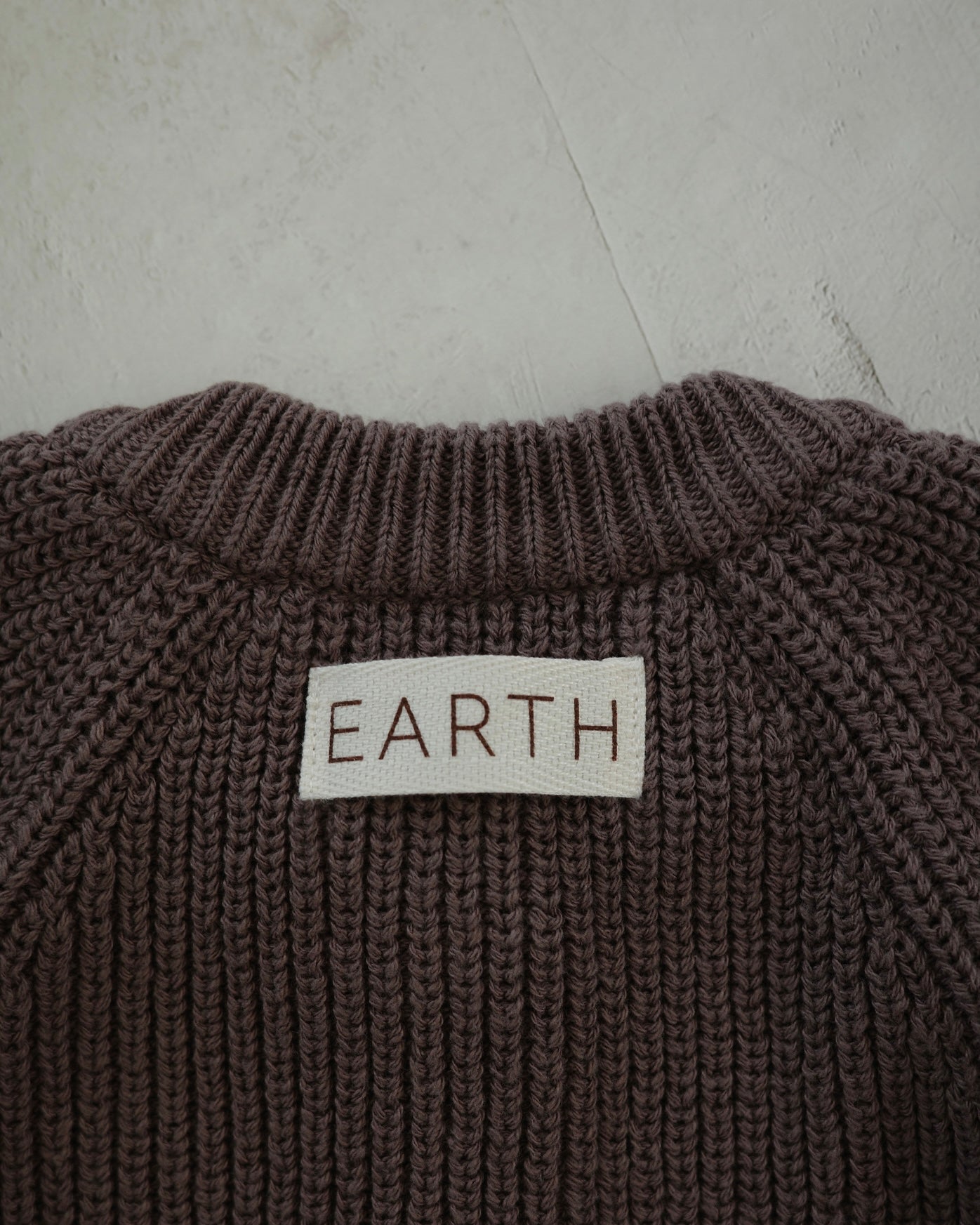 Button knit jumpsuit - Brown [EARTH THE ARCHIVE] (26AW)