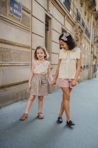 Short SULLY - powder pink [Maison Marelle] (26SS)