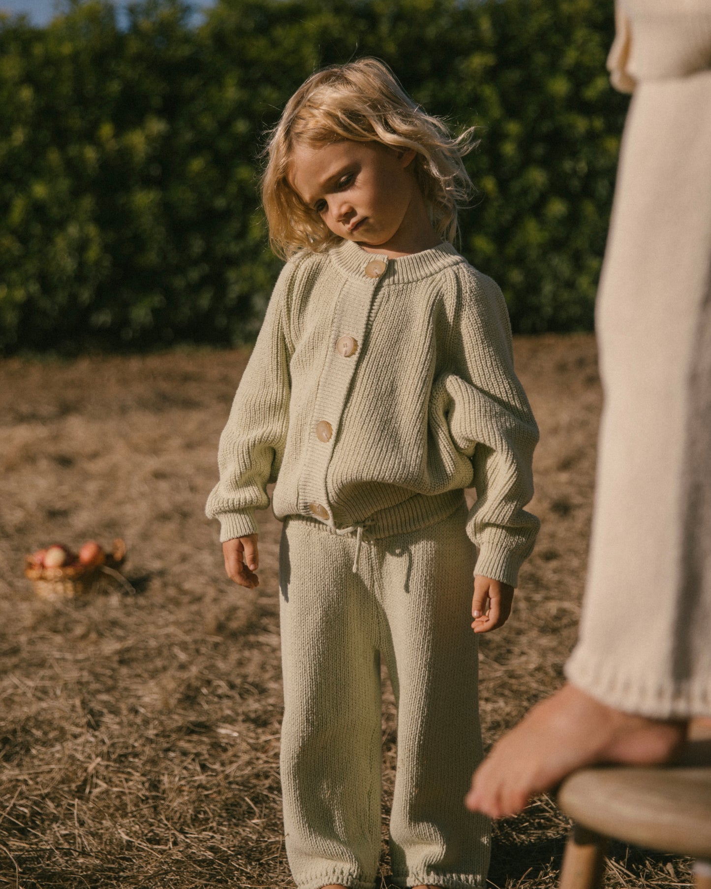 Knit bottom - Light Olive [EARTH THE ARCHIVE] (26AW)