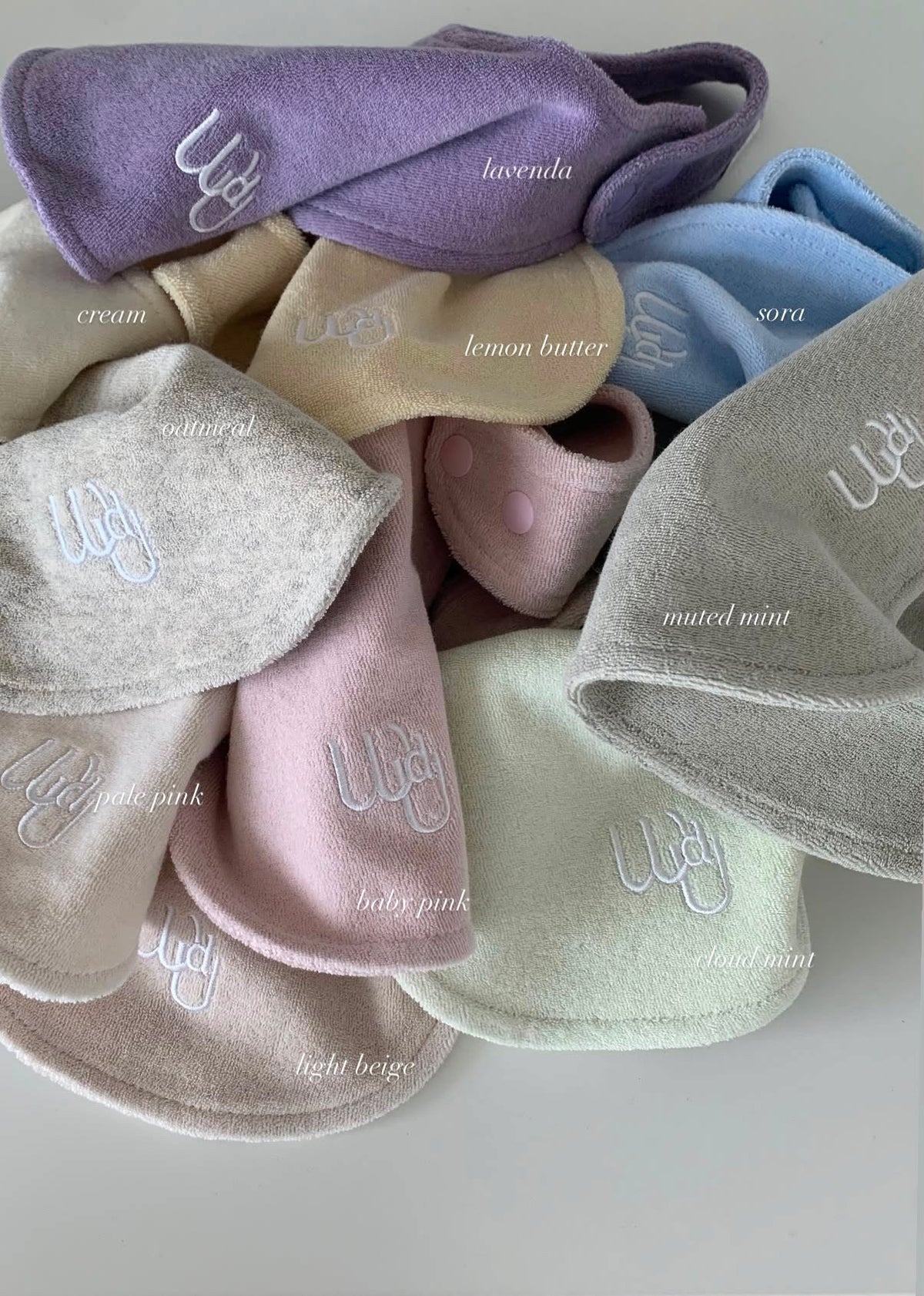 Cloud Terry Bibs [wouldU]