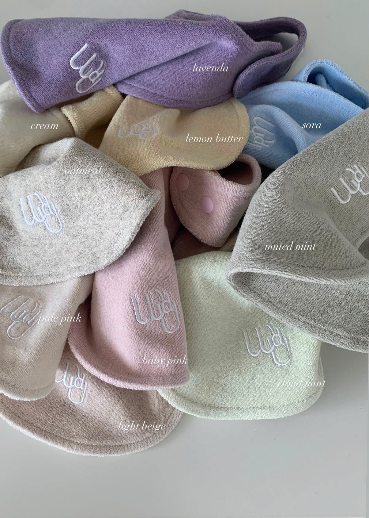 Cloud Terry Bibs [wouldU]