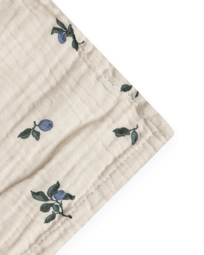 Muslin Swaddle Blanket - BLUEBERRY [garbo&friends]