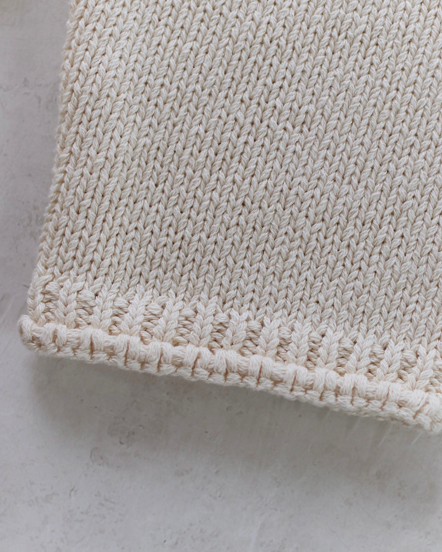 Knit bottom - Cream [EARTH THE ARCHIVE] (26AW)