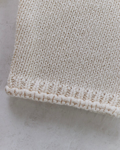 Knit bottom - Cream [EARTH THE ARCHIVE] (26AW)