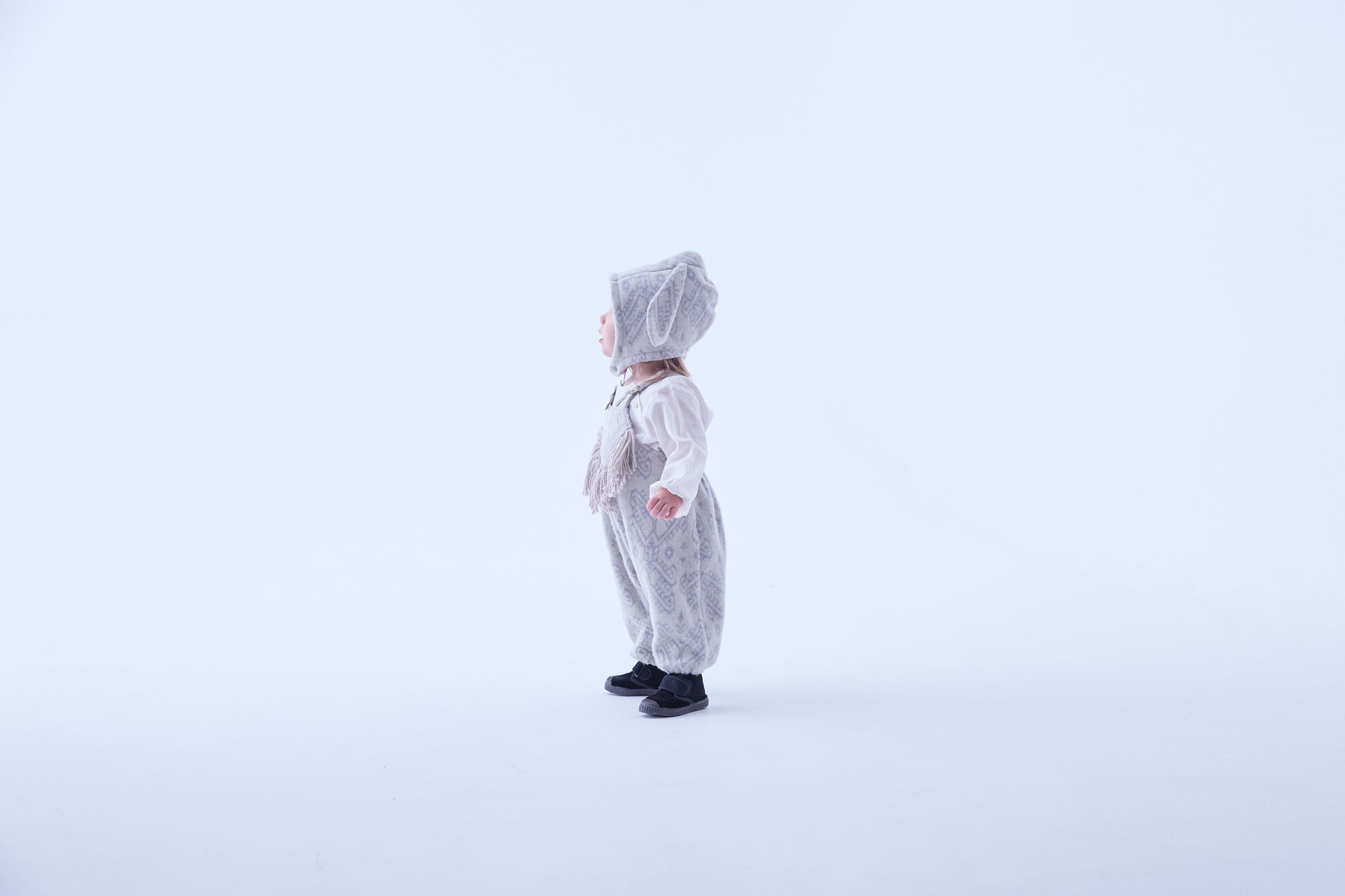 Snow Jacquard Rompers - Ivory [eLfinFolk ] (25AW•Drop2)